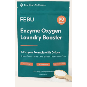 FEBU Enzyme Oxygen Laundry Booster, Fragrance Free, 2 lbs $19.96