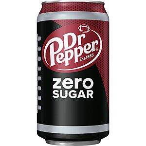 12-Pk 12-Oz Dr Pepper Zero Sugar Soda $5 w/ S&S