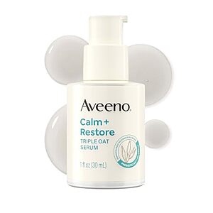 [Prime, SnS] $9.02* | 1-Oz Aveeno Calm + Restore Triple Oat Hydrating Face Serum for Sensitive Skin at Amazon