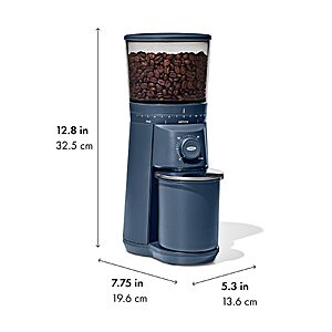 OXO Brew Conical Burr Electric Coffee Bean Grinder - 12 Oz, Storm Blue $87.99