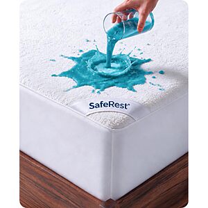 [Prime Day]SafeRest Waterproof Queen Size Mattress Protector $22.24
