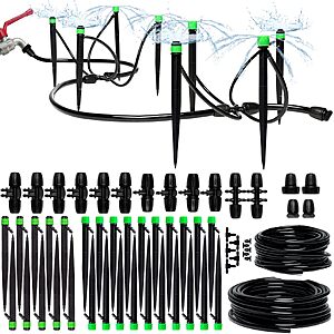 CARPATHEN Drip Irrigation System Kit for Garden Watering, Sprinkler, 100 ft $30