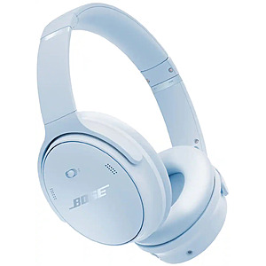 Bose - QuietComfort Wireless Noise Cancelling Over-the-Ear Bluetooth Headphones - Ice Blue - Open Box - Excellent $105