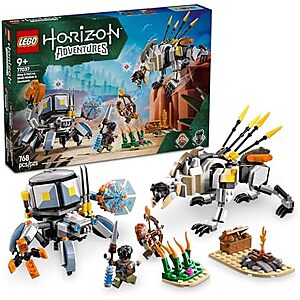 $26.99 | 768-Piece LEGO Horizon: LEGO Horizon Adventures - Aloy & Varl vs. Shell-Walker & Sawtooth (77037, 2025) at Amazon