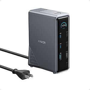 Prime Members: Anker Prime 14-in-1 Docking Station w/ Dual 4K HDMI, 160W Max Output, 10Gbps Data Transfer & Smart Interface $161.50 + Free Shipping
