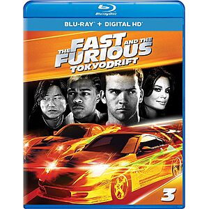 The Fast and the Furious: Tokyo Drift - Blu-ray + Digital $7.99 Amazon.com