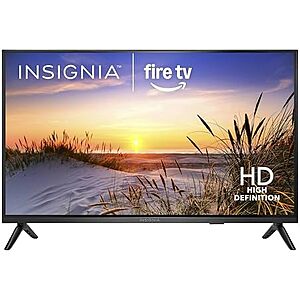 $69.98* | INSIGNIA 32" Class F20 Series LED HD Smart Fire TV, Voice Remote with Alexa, Free & Live TV at Amazon