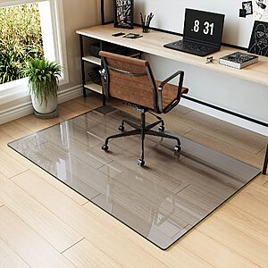 Koonmi 36" x 55" Office Chair Mat for Hardwood Floors & Carpets $50.39
