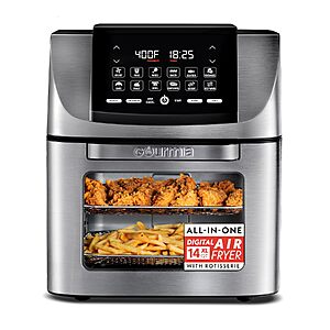 [Prime] 14-Qt Gourmia Rotisserie Air Fryer Oven w/ 12 Presets & FryForce 360° (GAF1220) $94.98 + Free Shipping