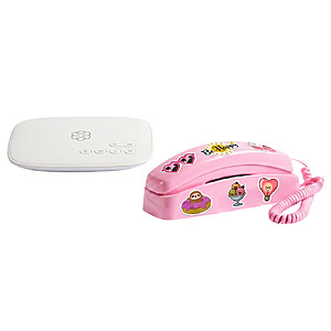 MyPhone by Ooma Landline Phone Service for Kids, Pink Phone $59