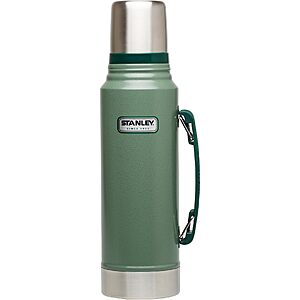 Prime: STANLEY Heritage Classic Vacuum 1.1 qt Bottle with Handle, Hammertone Green $21