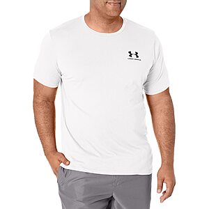 $15.75: Under Armour Men's Sportstyle Left Chest Short-Sleeve T-Shirt (Various Colors/Sizes)