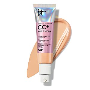[Prime] IT Cosmetics CC+ Cream Illumination Radiant SPF 50+ Full Coverage Foundation (Various) $19.89 w/ S&S + Free Shipping