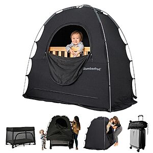 SlumberPod Blackout Sleep Tent for Pack N Play & Mini Crib $129.99 + Free Shipping