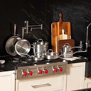 Made In 13-piece Tri-Ply Stainless Clad Cookware Set $599.99 free shipping Costco.com
