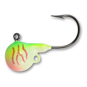 Northland Fire-Ball 1/2oz Round Ball Jighead Uv Bleeding Melon $2.52