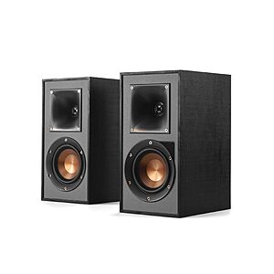 Klipsch R-41M Reference Bookshelf Speakers (Pair), Black $141.55
