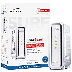 ARRIS SURFboard SB8200 DOCSIS 3.1 Cable Modem - Used Like New $74.99