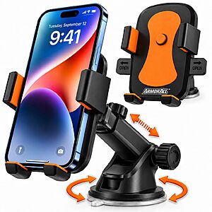 Prime Members: Armor All 3-in-1 Car Phone Mount (Vent, Dashboard & Windshield) $7.00 + Free Shipping
