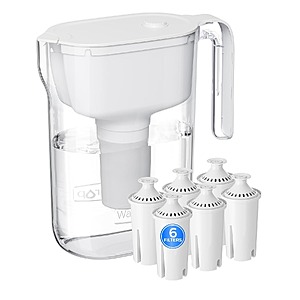 Prime Members: Waterdrop 7-Cup Water Filter Pitcher with 6 Filters $31.62 & More + Free Shipping