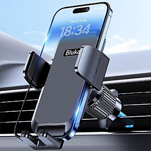 [Prime] Blukar Air Vent Car Phone Mount w/ One-Button Release $6.61 + Free Shipping