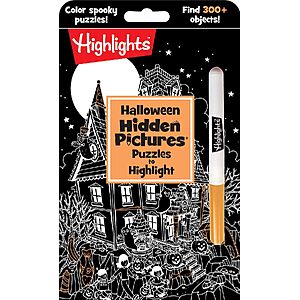 Highlights Halloween Activity Books: Halloween Hidden Pictures Puzzles $5.04, brainPLAY Halloween Puzzles $5.60 & More + Free Shipping w/ Prime or on $35+