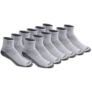 [Prime] Dickies Men's Dri-Tech Moisture Control Quarter Socks, 12 pairs for $21 FS @ Amazon