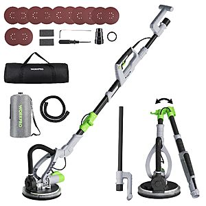 WORKPRO Drywall Sander, 720W Electric Wall Sander with Vacuum $110