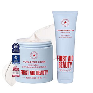 [Prime] 2-Piece First Aid Beauty Ultra Repair Face & Body Moisturizer Cream $18.90 w/ S&S + Free Shipping