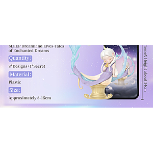 52TOYS Sleep Dreamland Elves - Tales of Enchanted Dreams Blind Box $7.99 (no rush gives you $2 Digital Credit per)