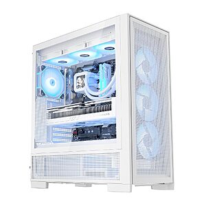 Prime Members: darkFlash AIR NOVA Full Tower E-ATX PC Case w/ 7 PWM ARGB Fans & Vertical GPU Mount (White) $75.99 + Free Shipping