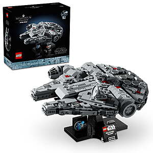 LEGO Star Wars: A New Hope Millennium Falcon 25th Anniversary Buildable Starship Model, 75375 $68