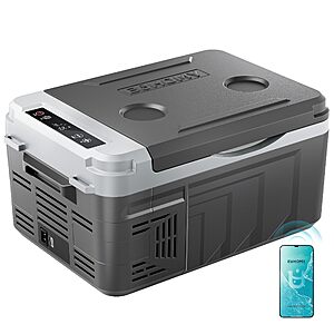 [Prime Day]EUHOMY 12QT 12 Volt Refrigerator, Portable Car Fridge with App Control $99.99