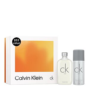 [Prime Day]Calvin Klein CK One Eau de Toilette 2-Piece Gift Set ($93 Value) – 3.3 oz EDT & 5 oz Deodorant – With Notes of Green Tea – Long-Lasting Unisex Fragrance $58.8