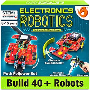 ButterflyEdufields 40in1 STEM Robotics Kits, 100+ Parts $80