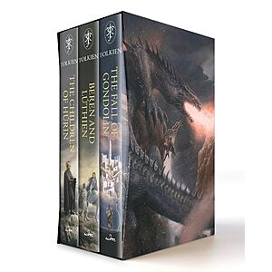 Great Tales of Middle-Earth 3-Book Box Set (The Children of Húrin, Beren and Lúthien & The Fall of Gondolin) $50.17 + Free Shipping