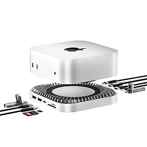 $23.79: [Prime] GIISSMO Mac mini Dock w/ 8TB M.2 NVMe Enclosure for Mac mini M6, M5 Pro, M4 at Amazon