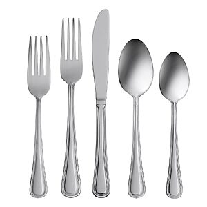 [Prime] 50-Piece Oneida Tress 18/0 Stainless Steel Flatware Set $31.10+ Free Shipping