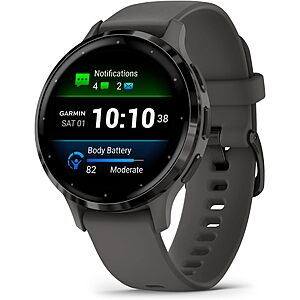 $279.99: Garmin Venu® 3S, Premium Fitness Smartwatch, 41mm(Pebble Gray/ Ivory) at Amazon