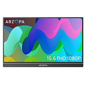 $49.98 Sams Club Arzopa 15.6" HDR IPS Display, Full HD, Portable Monitor