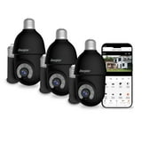 $58 Sams Club ends 10/11 Energizer 2K Light Bulb Socket Security Camera with Socket Extension, 3pk.