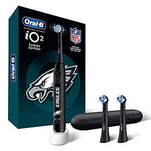$54.98 Oral B iO2 Electric NFL Team Toothbrush (Phl Eagles, Dallas Cowboys, 49ers or KC Chiefs) Buy 2 Get $15 Sams Cash ends 10/11