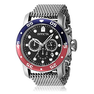 Invicta Pro Diver Men's Quartz Movement Stainless Steel Watch - 48mm $62
