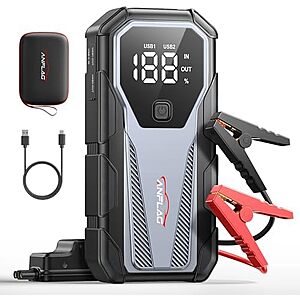 [Prime] $34.99* | 16800mAh Anflag 6000A 12V Car Battery Jump Starter at Amazon