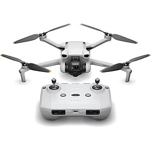 DJI Mini 3, 3-Axis Mechanical Gimbal Mini Camera Drone $319