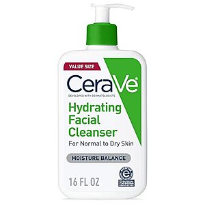 [SnS] $10.76 | 16-Oz CeraVe Hydrating Facial Cleanser at Amazon