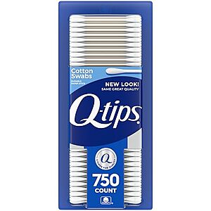 [SnS] $4.49 | 750-Count Q-tips Cotton Swabs at Amazon