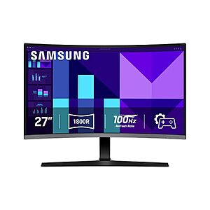 27" Samsung S3 (S39GD) 1920x1080 FHD 100Hz Curved Monitor $129.99 + Free Shipping