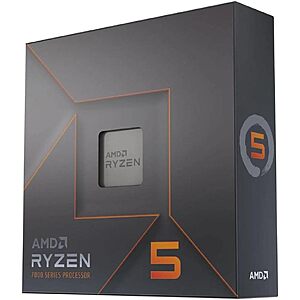 Prime Members: AMD Ryzen 5 7600X 6-Core 12-Thread Unlocked Desktop Processor $142.50 + Free S&H