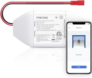 Prime, $27.19, +10% Prime card, meross Smart WiFi Garage Door Opener Remote Work with Alexa and Google
